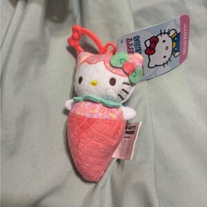 Sanrio Hello Kitty Strawberry Cone Plush